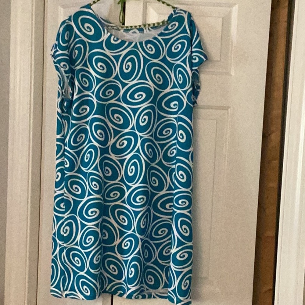Blue dress